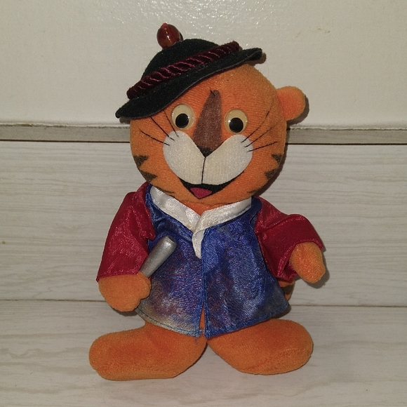 Tae Sung Other - Vintage RARE 1988 Hodori Tiger Seoul Korea 6.5" Plush Doll Tae Sung